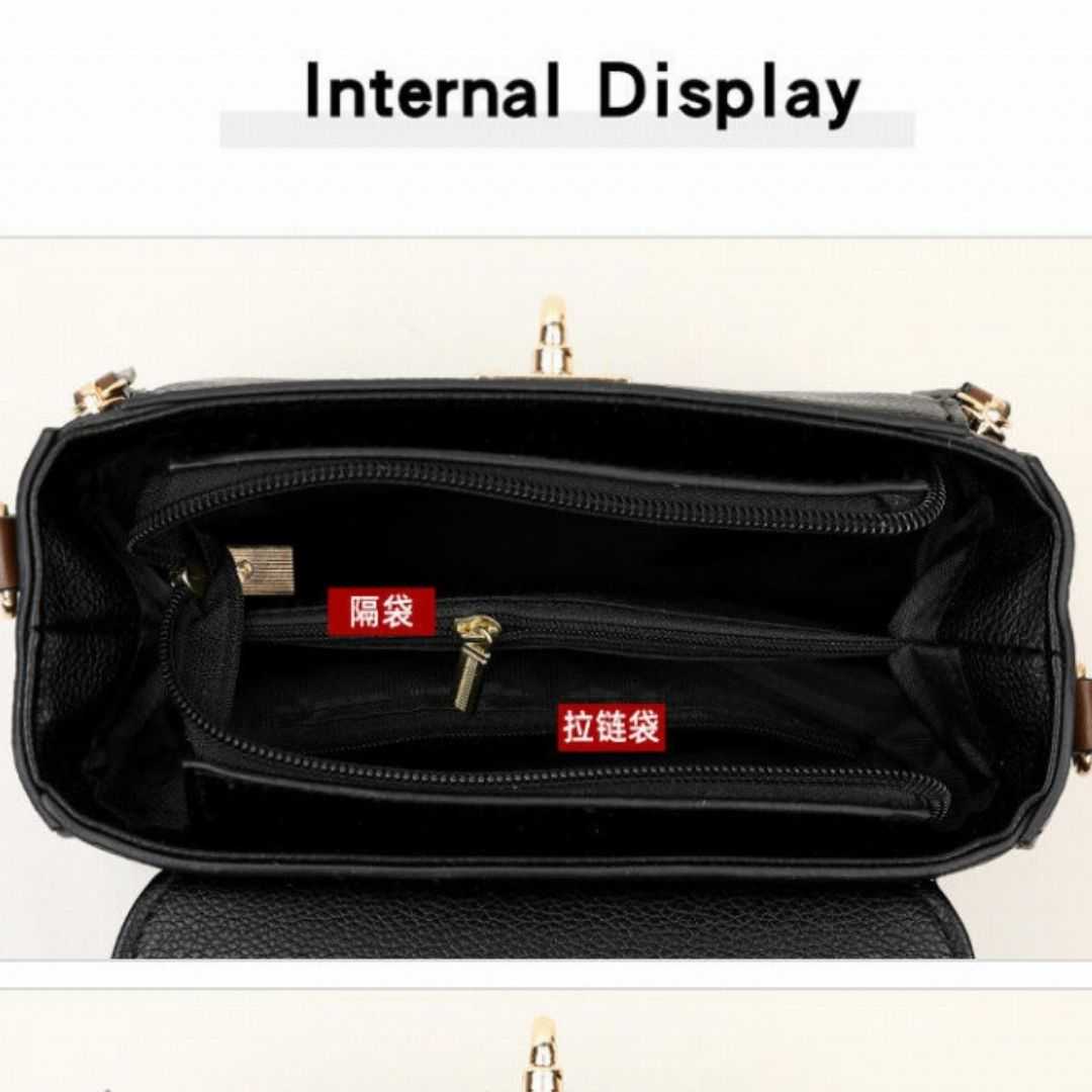 Fashion,Shoulder,For,Women,Ladies,Crossbody,Hand,Bags,Luxury,Purses,And,Handbags,New(Black),Code : 188