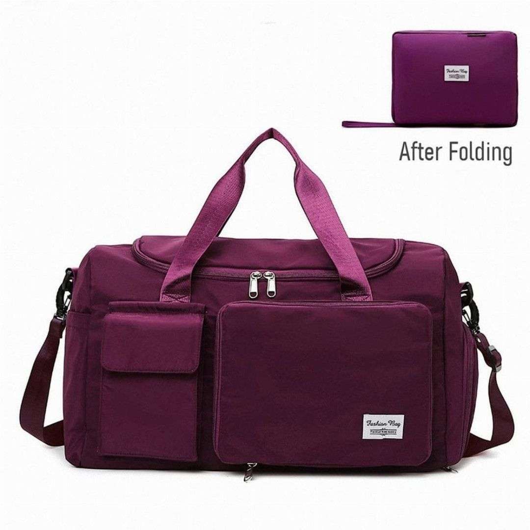 Fashionable,Large,Capacity,Travel,&,Gym,Bag,purple