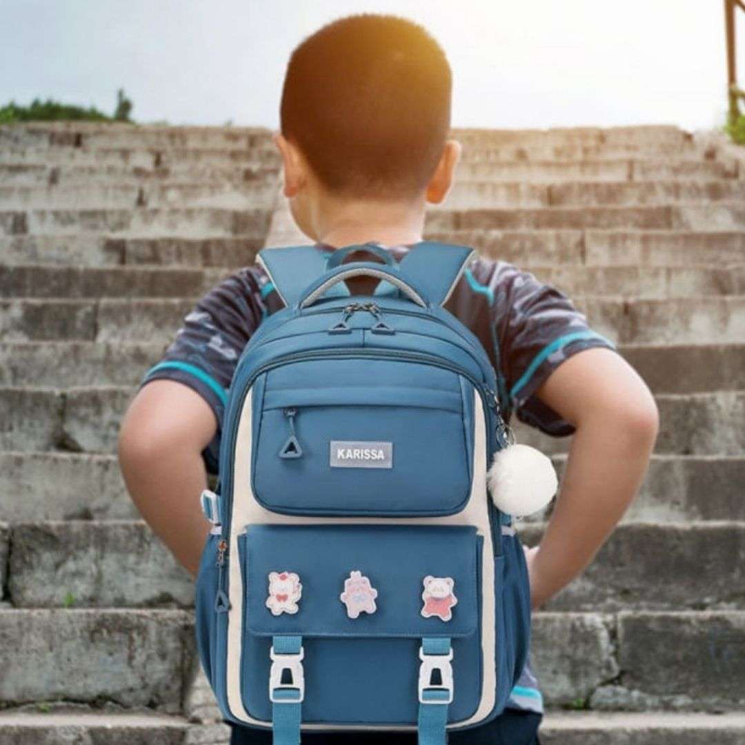 Kids,Backpack,Children,School,Bags,for,Girls,Orthopedic,Waterproof,Primary,Schoolbag,Book,Bag,(blue)